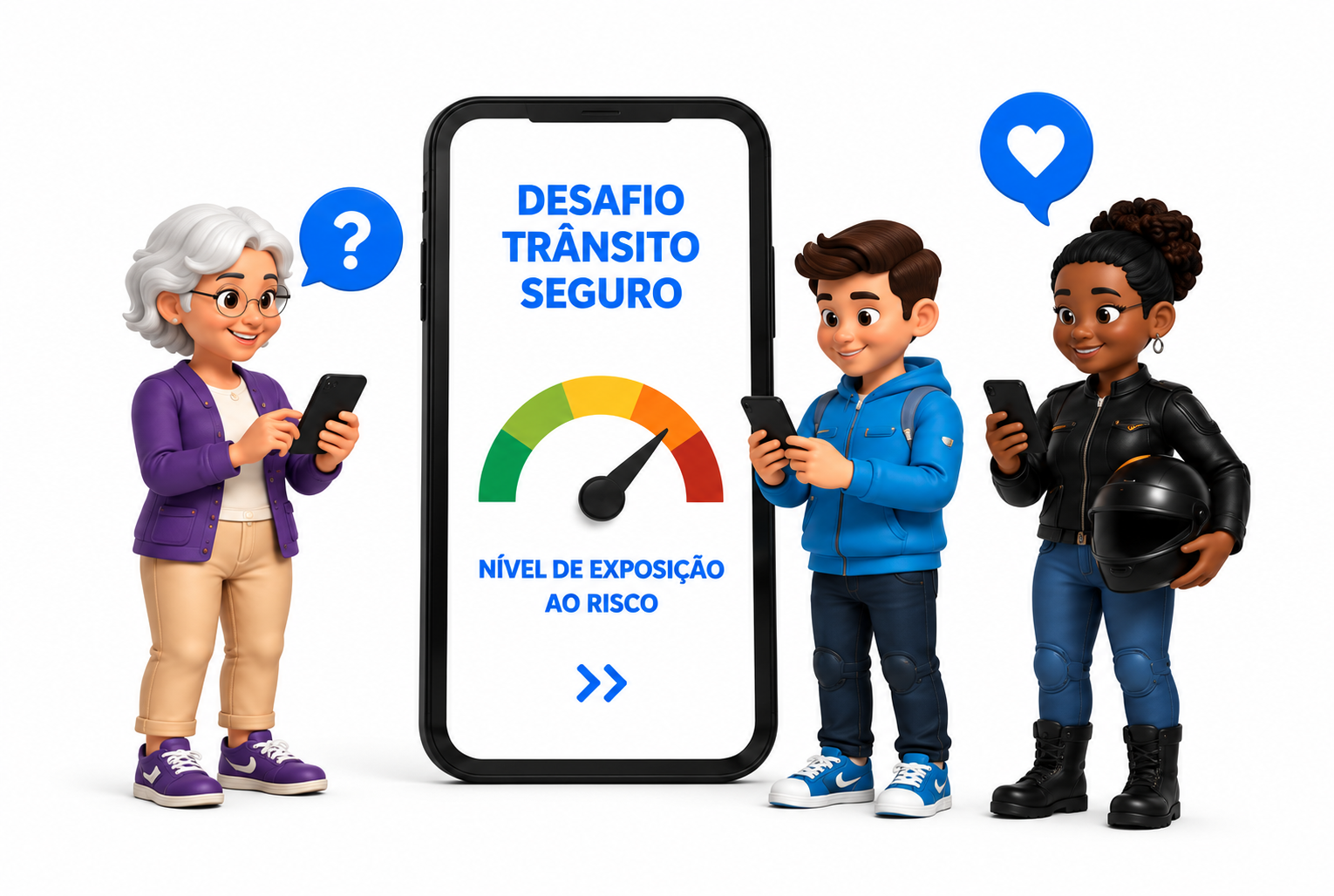 Desafio Trânsito Seguro — nível de exposição ao risco
