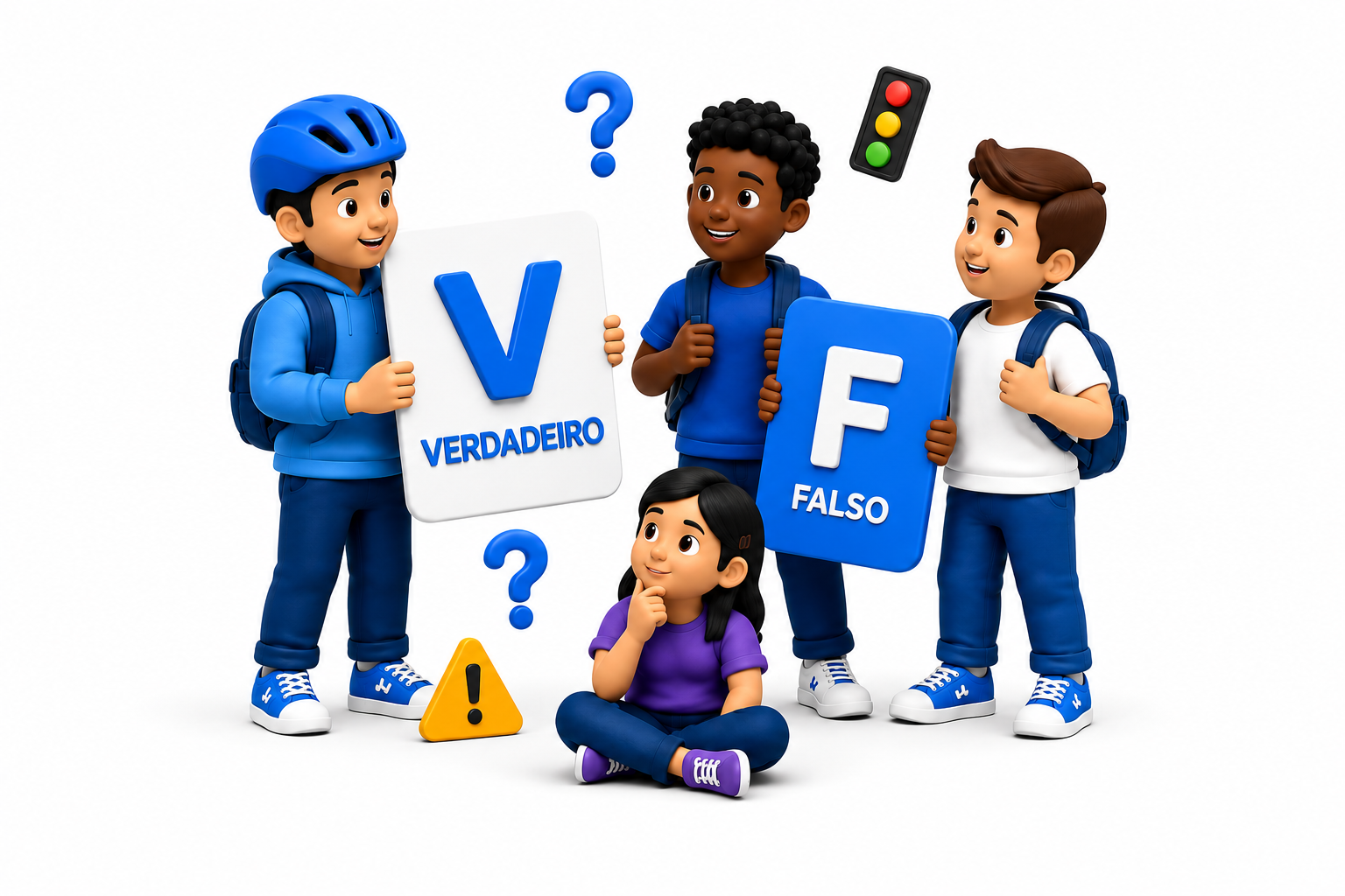 Verdadeiro ou Falso — segurança viária